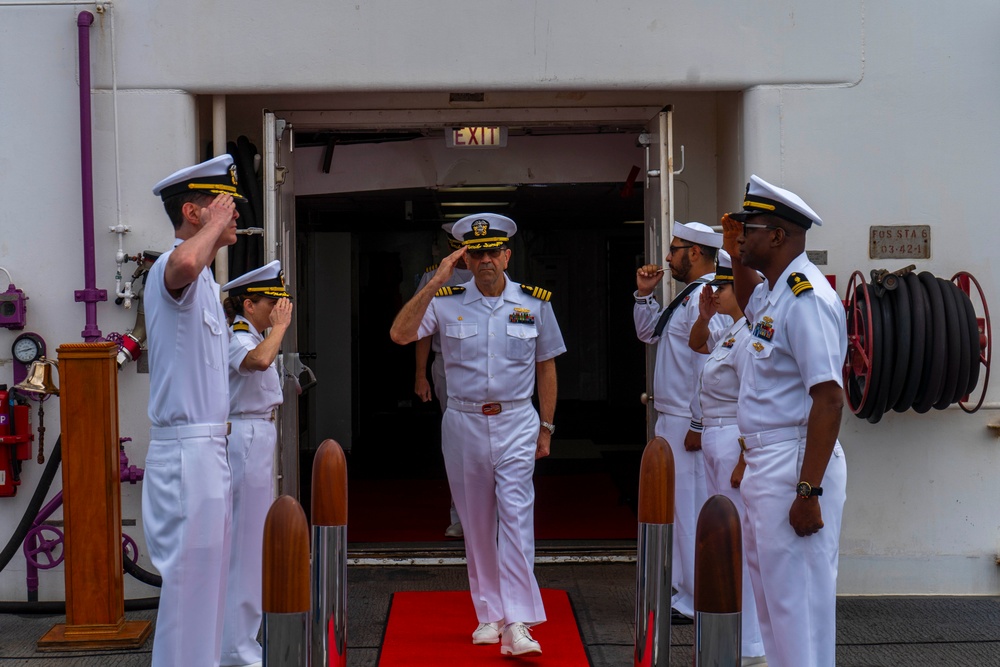 USNS Comfort Change of Command Ceremony