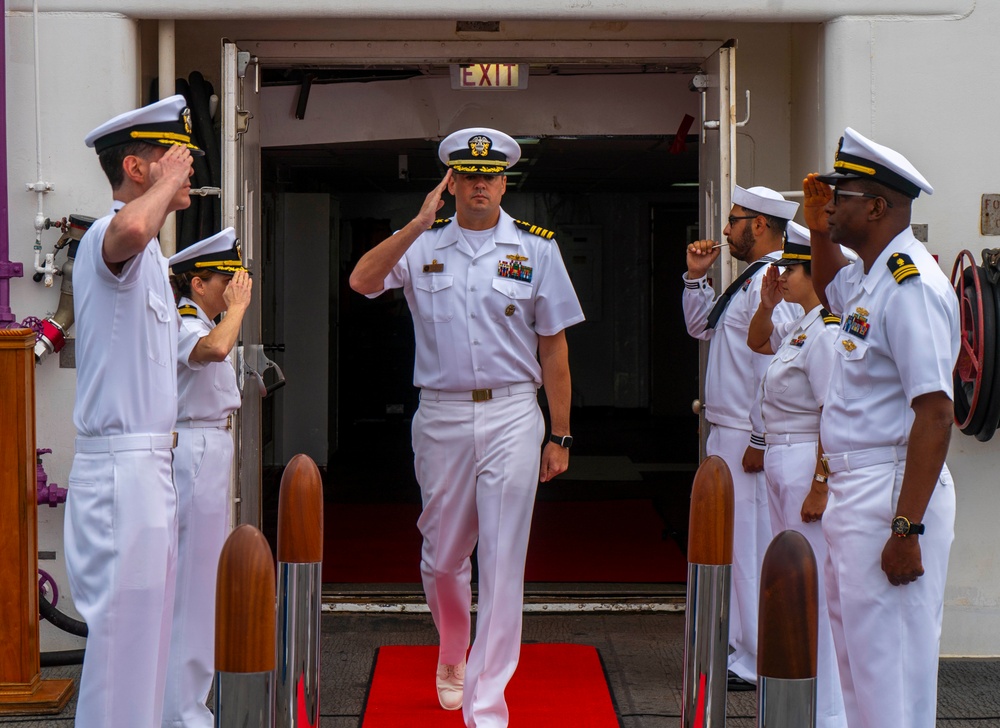 USNS Comfort Change of Command Ceremony
