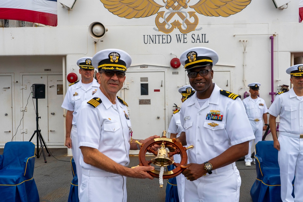 USNS Comfort Change of Command Ceremony
