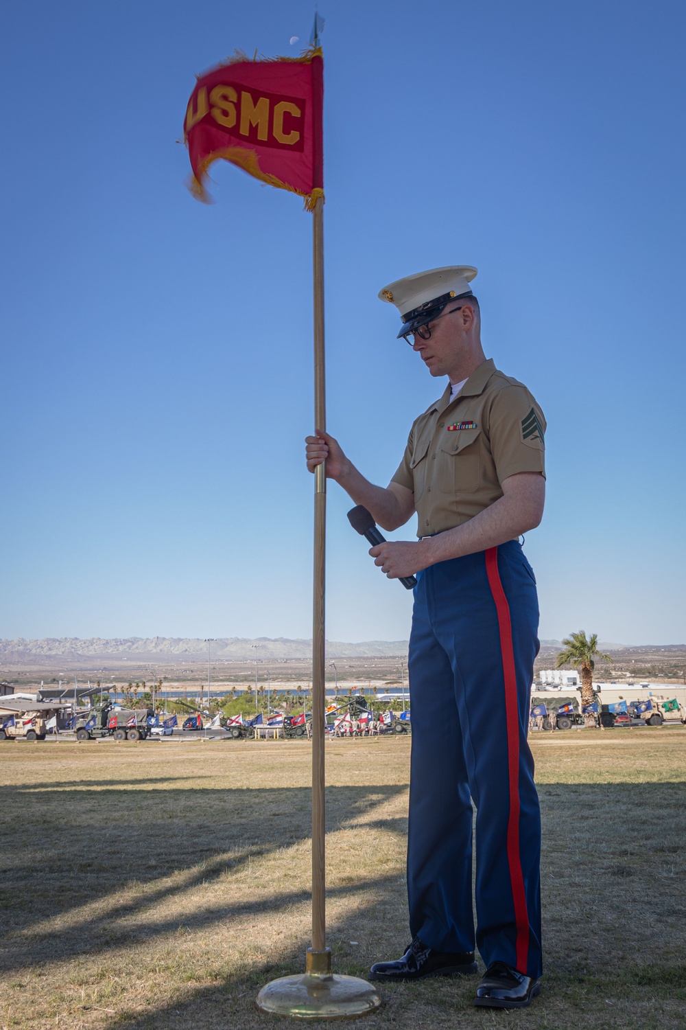 3rd Battalion, 11th Marine Regiment conducts a Change of Command Ceremony