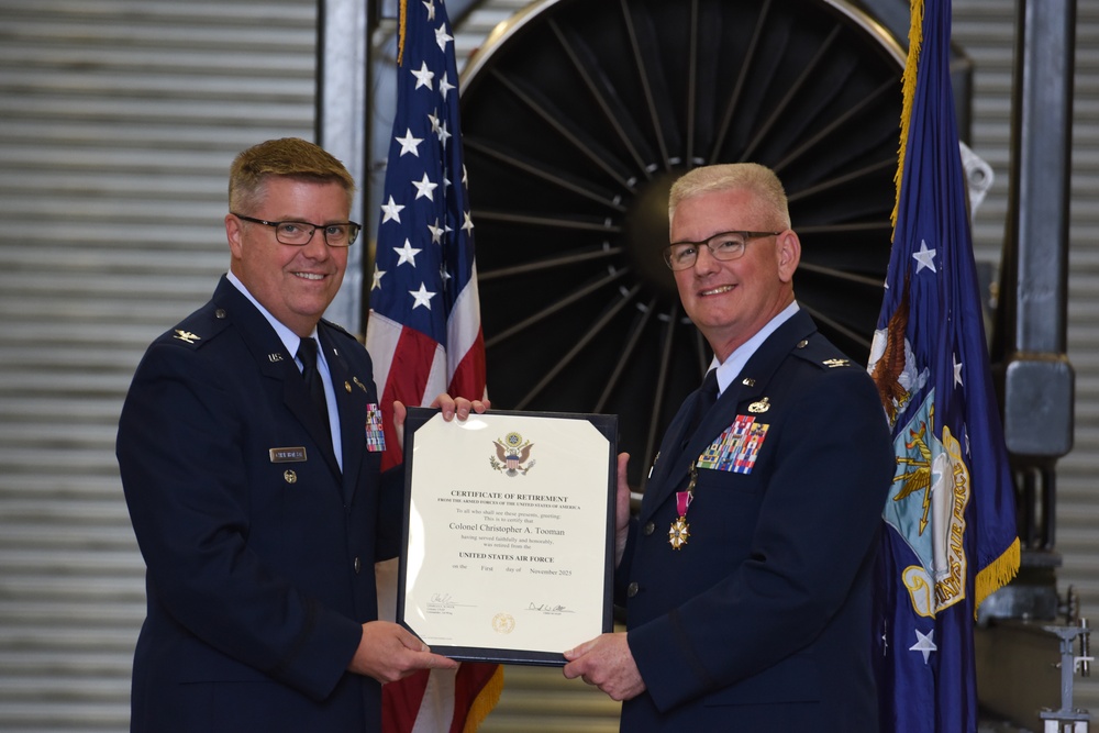 Col. Christopher Tooman's Retirement Ceremony