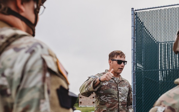Bravo Company, 1-112 IN BN Conducts Training at Live Fire Shoot House Complex