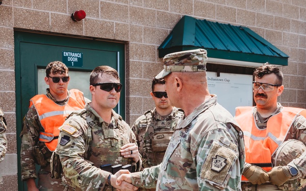 Bravo Company, 1-112 IN BN Conducts Training at Live Fire Shoot House Complex