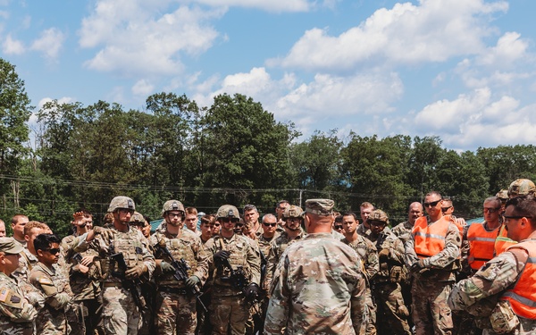 Bravo Company, 1-112 IN BN Conducts Training at Live Fire Shoot House Complex