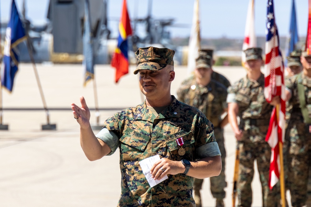 VMM-362 Change of Command