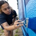 Sailors Paint Mural in Ecuador