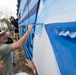Sailors Paint Mural in Ecuador