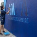 Sailors Paint Mural in Ecuador