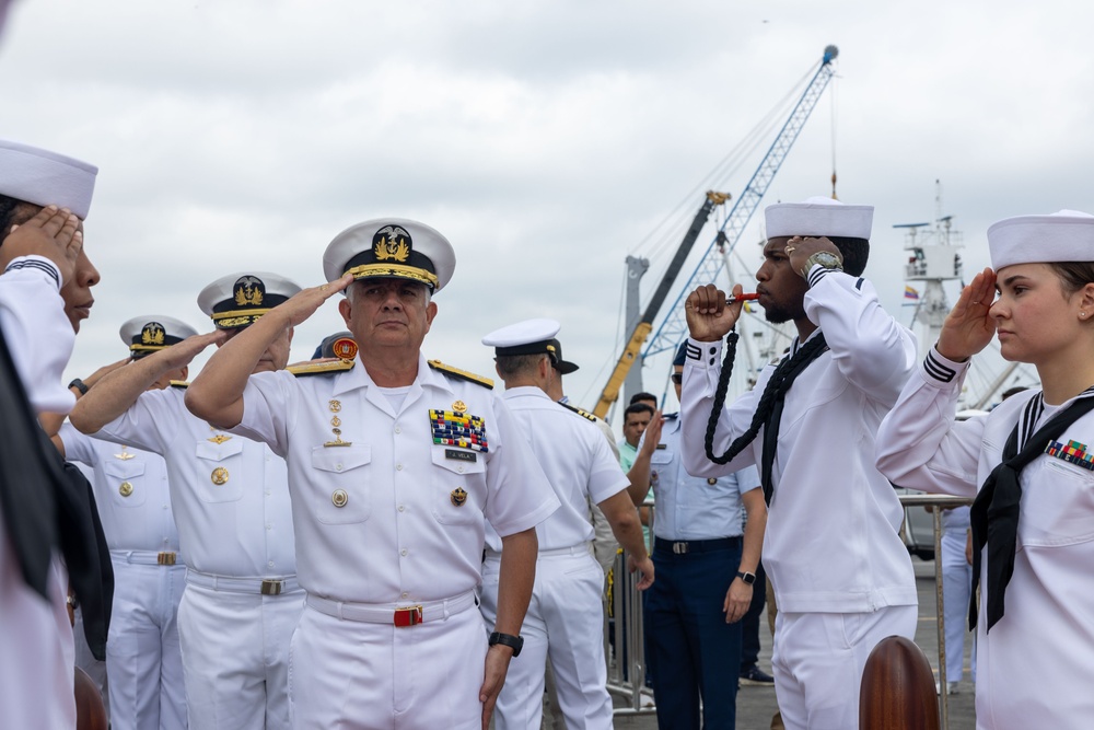 USNS Comfort Admiral Tour Ecuador