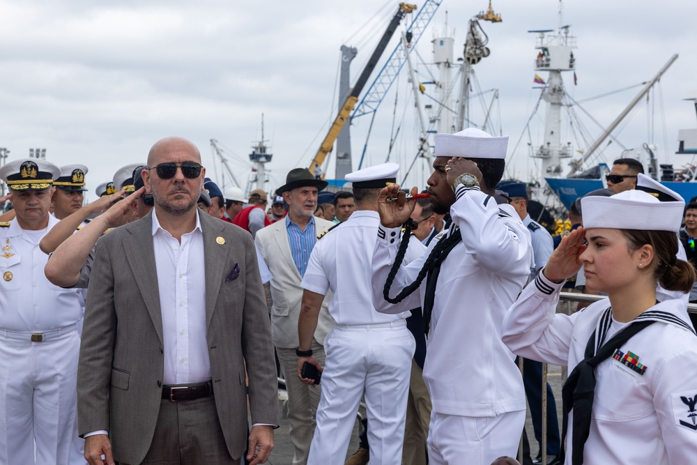 USNS Comfort Admiral Tour Ecuador