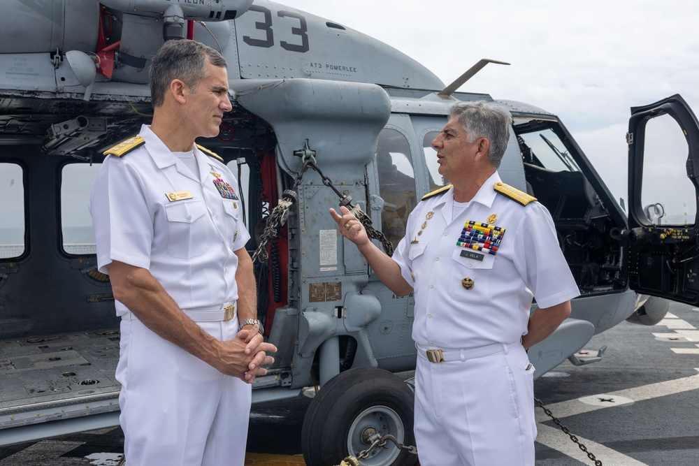 USNS Comfort Admiral Tour Ecuador