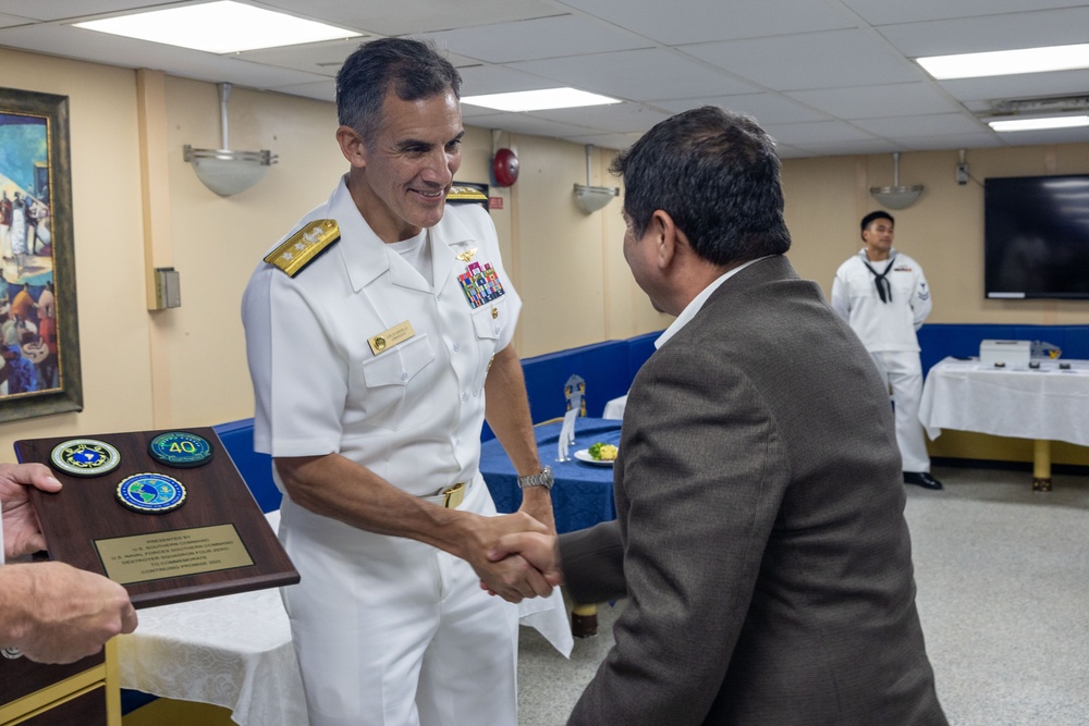 USNS Comfort Admiral Tour Ecuador