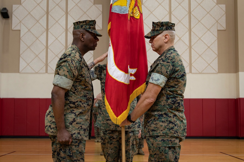 Camp Mujuk Change of Command Ceremony