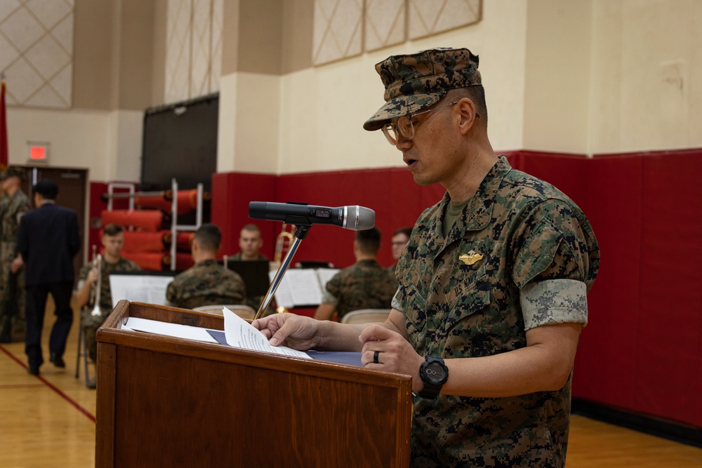 Camp Mujuk Change of Command Ceremony