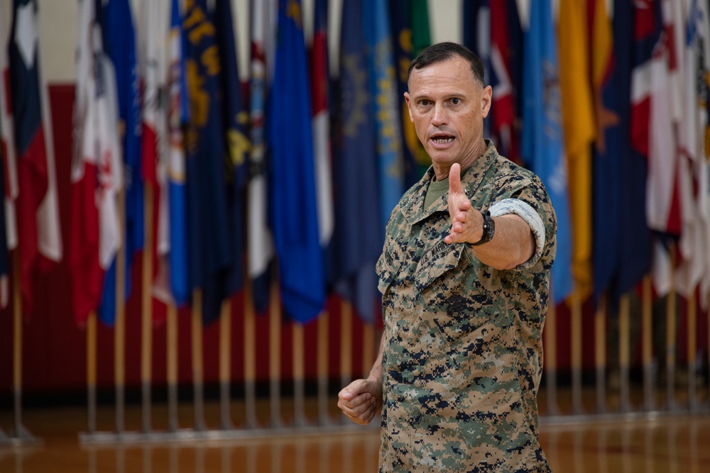 Camp Mujuk Change of Command Ceremony