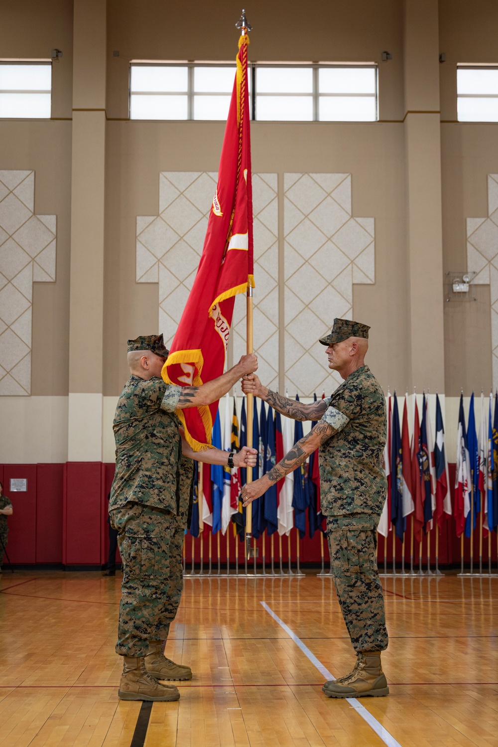 Camp Mujuk Change of Command Ceremony