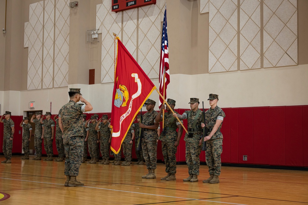 Camp Mujuk Change of Command Ceremony