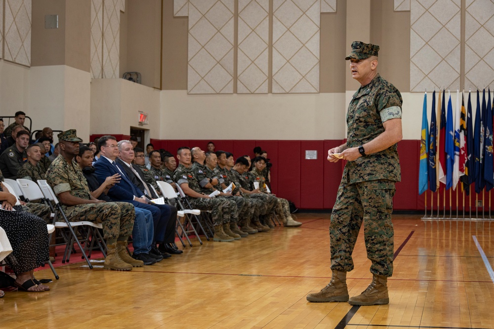 Camp Mujuk Change of Command Ceremony