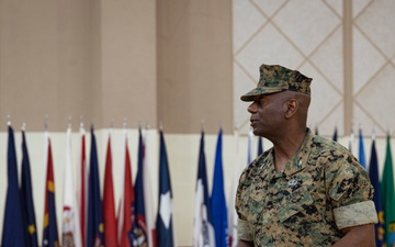 Camp Mujuk Change of Command Ceremony