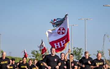 Eighth Army HHBN Leads the Pacific Victors Readiness Day Run