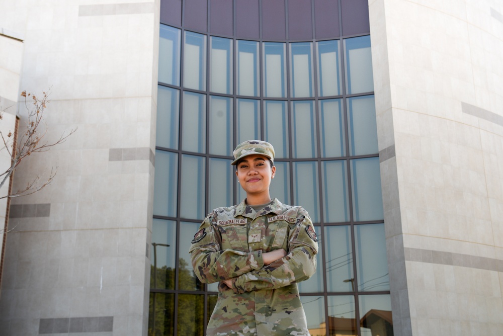 Mustang of the Week: Airman 1st Class Monica So'oaemalelagi