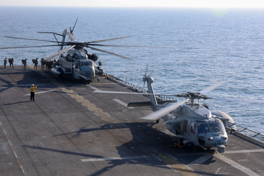 USS Iwo Jima conducts Flight Operations