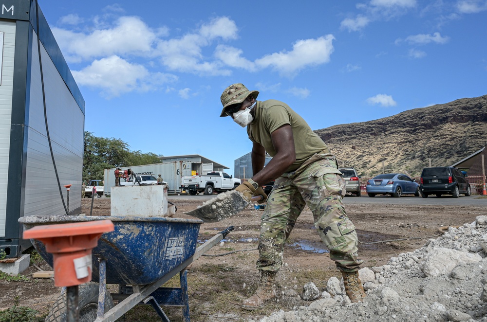 165th Civil Engineers nears completion of sustainable housing project in Hawaii