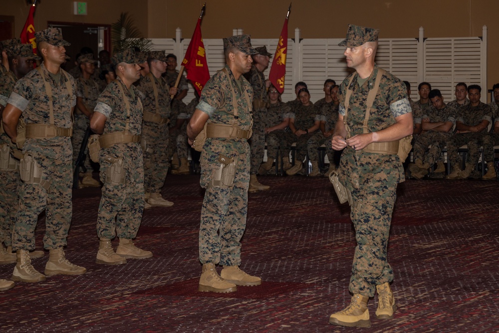 CLR-35 Change of Command Ceremony