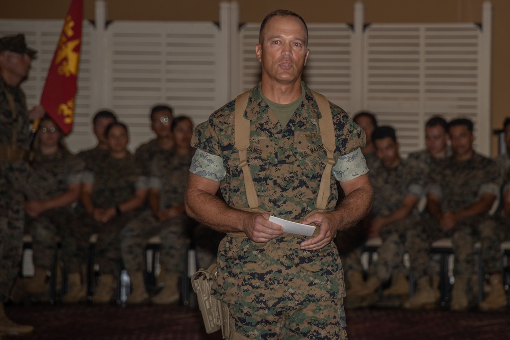 CLR-35 Change of Command Ceremony