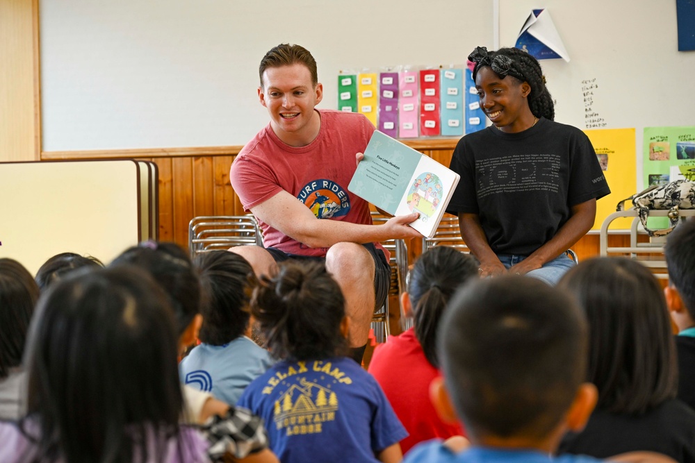 Sailors Share Story Time with Local School Children