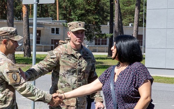 Congressional Staff Delegation visits Camp Ādaži