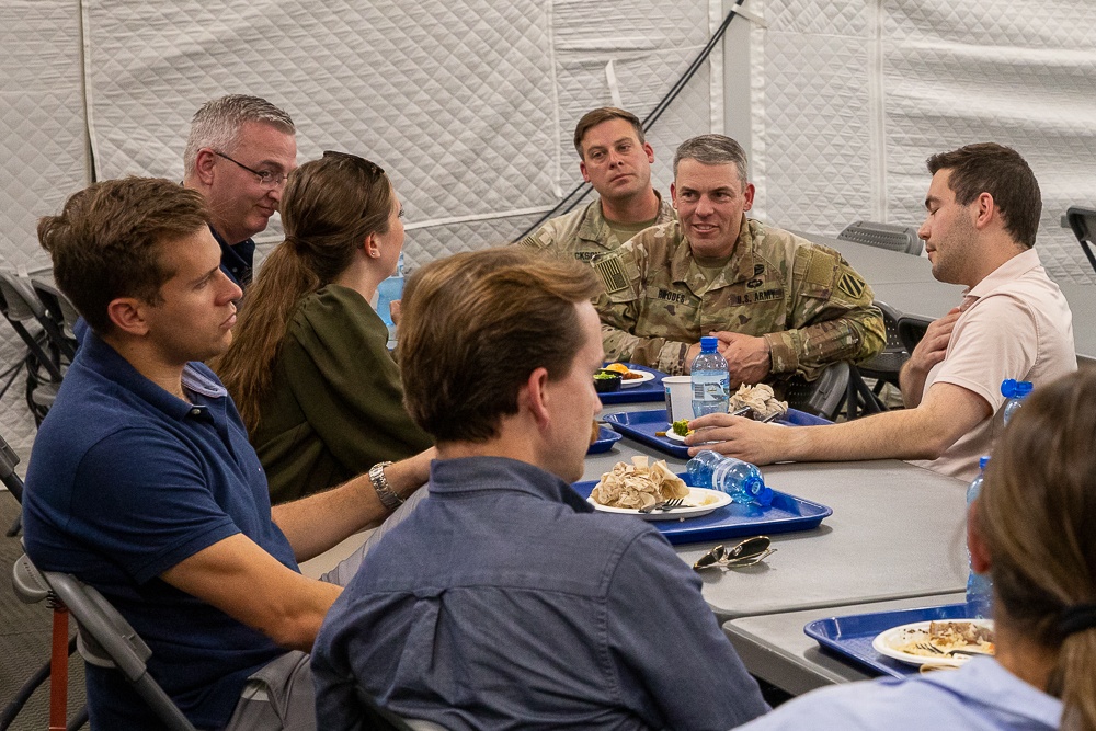 Congressional Staff Delegation visits Camp Ādaži