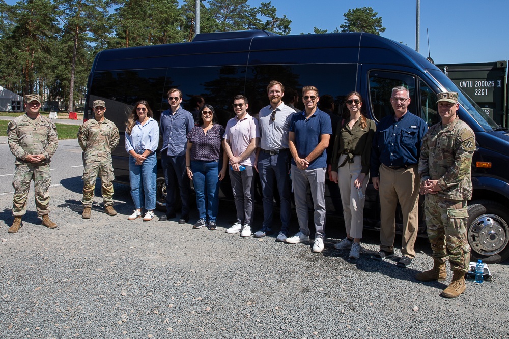 Congressional Staff Delegation visits Camp Ādaži