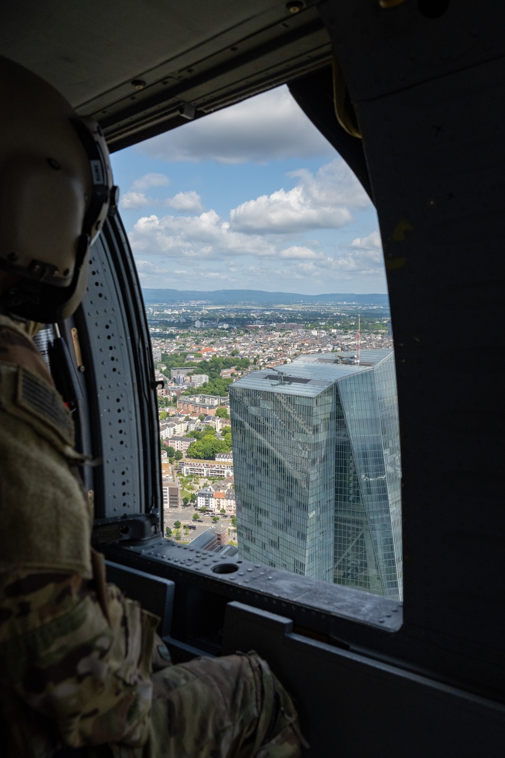 1-214 CAB take "Final Flight" over Southern Germany before Change of Command