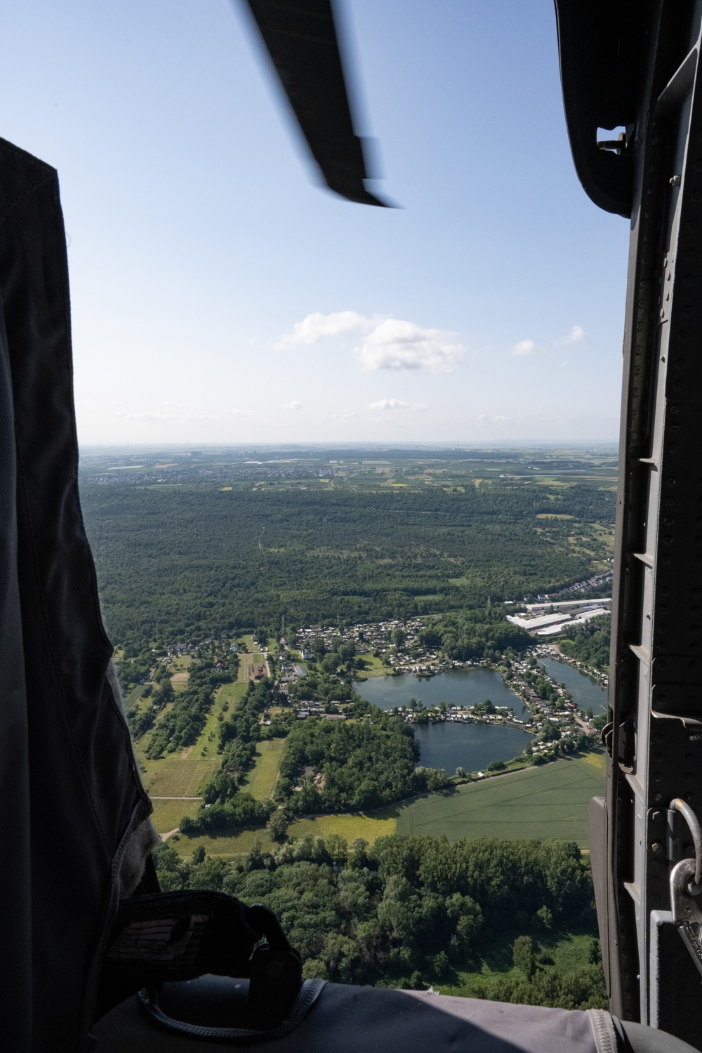 1-214 CAB take "Final Flight" over Southern Germany before Change of Command