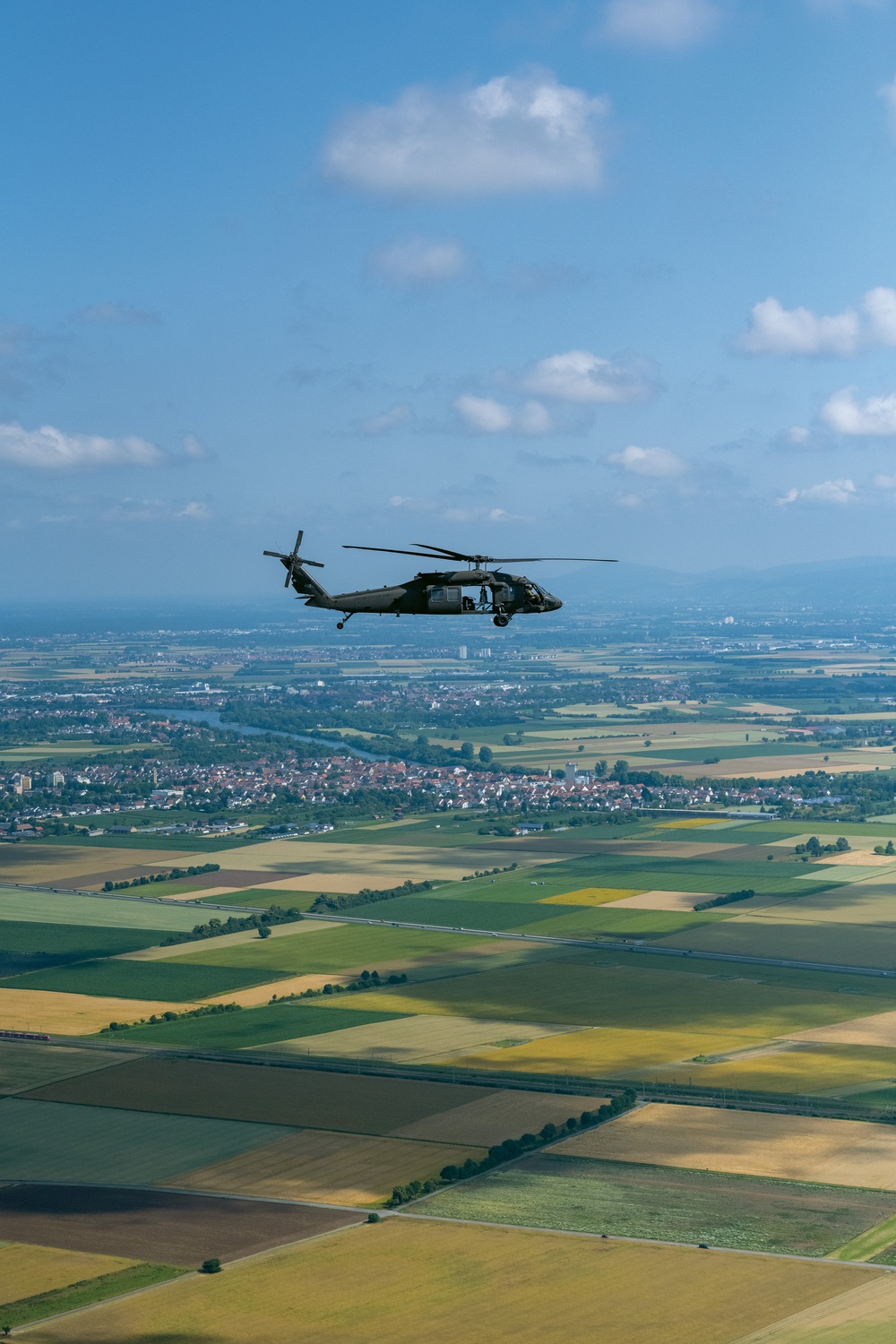 1-214 CAB take &quot;Final Flight&quot; over Southern Germany before Change of Command
