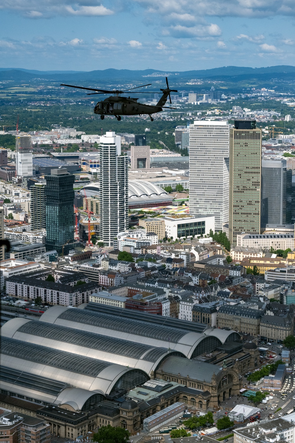 1-214 CAB take &quot;Final Flight&quot; over Southern Germany before Change of Command