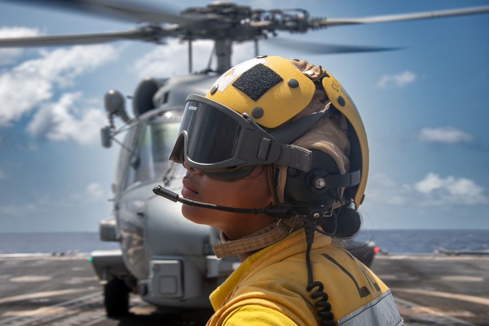 USS Gridley Flight Operations