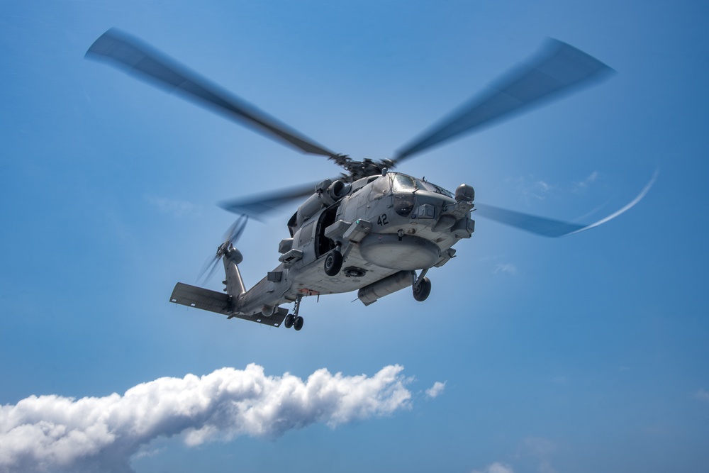 USS Gridley Flight Operations