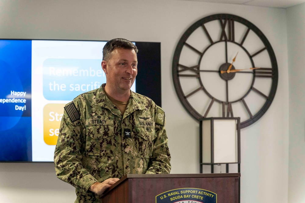 NSA Souda Bay Independence Day Ceremony