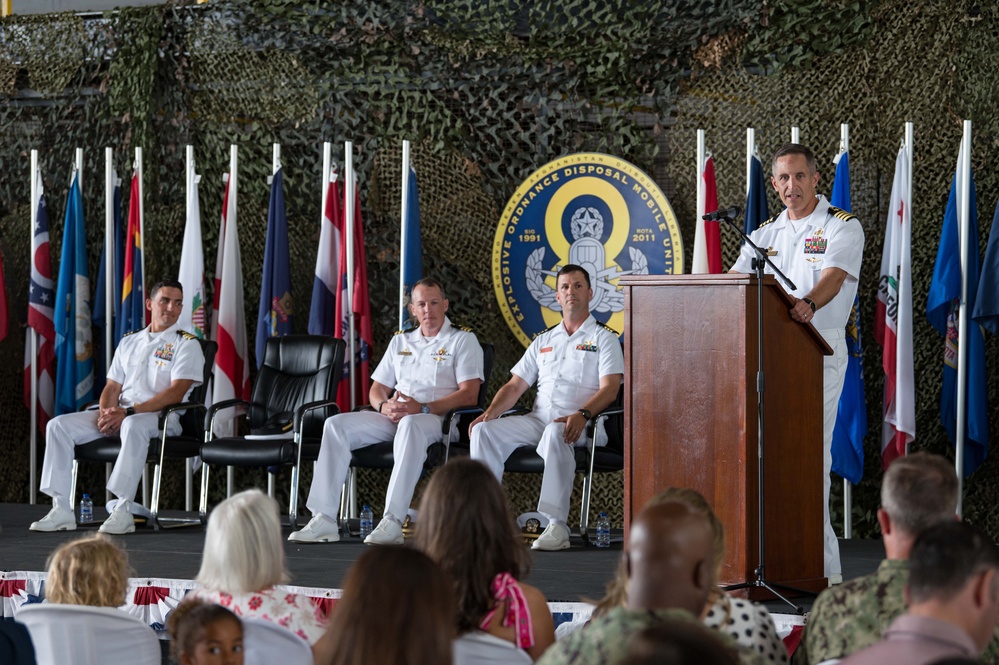 EODMU EIGHT Change of Command Ceremony