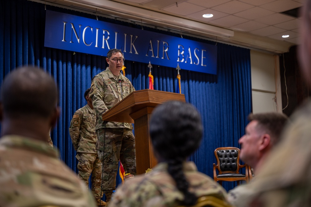 39th Force Support Squadron change of command ceremony