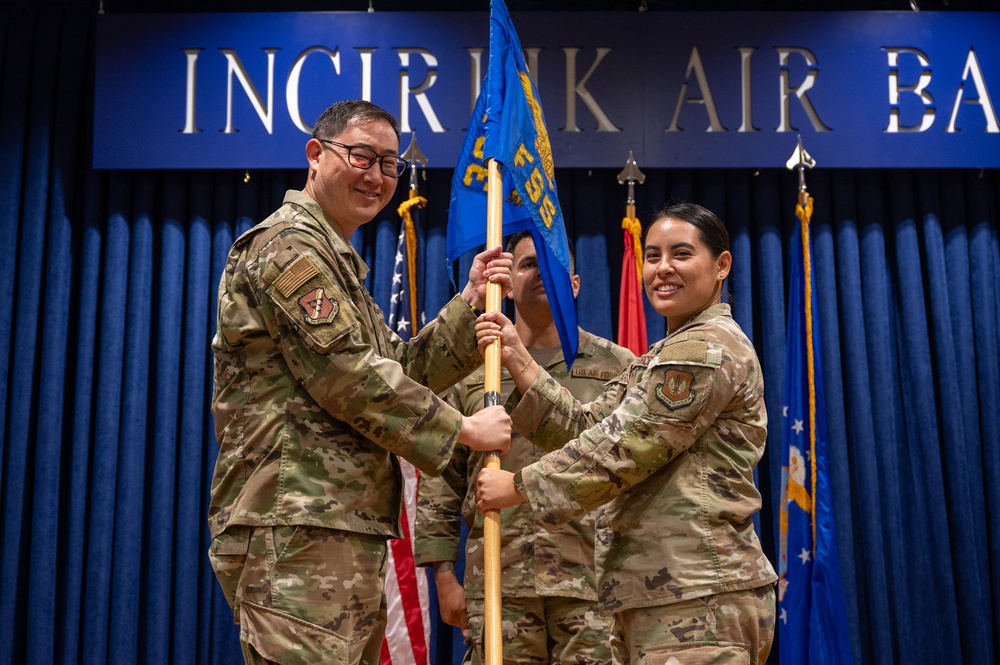 39th Force Support Squadron change of command ceremony