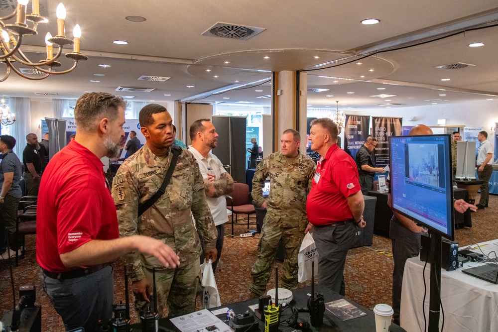 Tech Expo held at 7ATC's Grafenwoehr Training Area