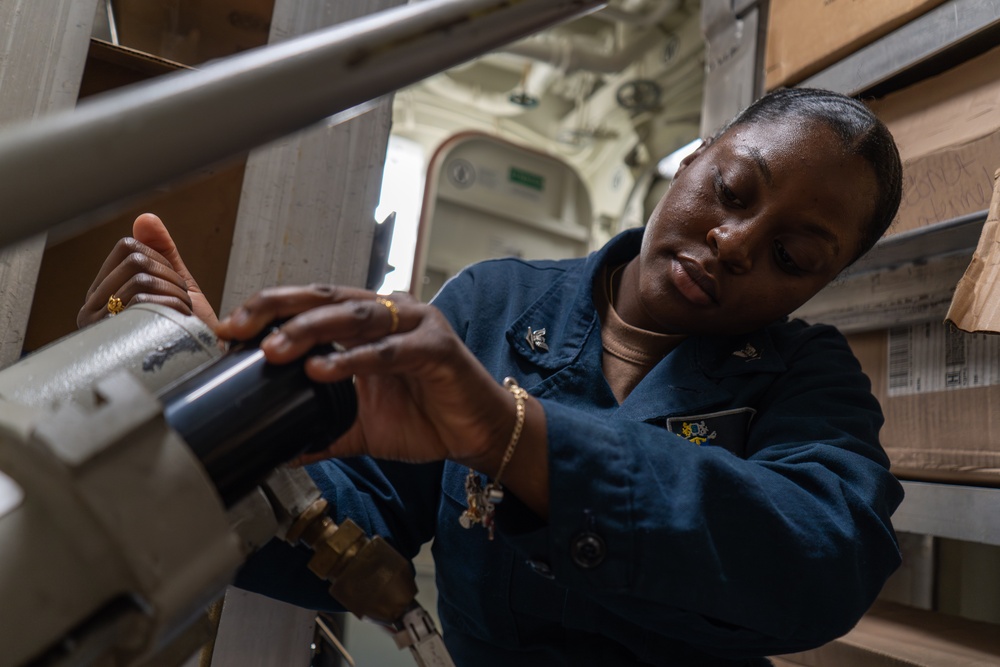 USS Gridley Sonar Operations