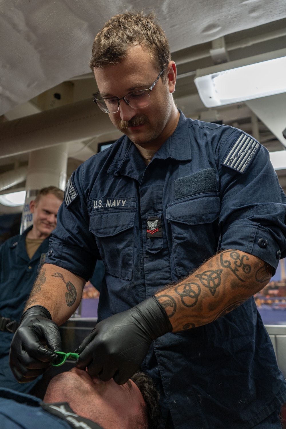 USS Gridley TCCC Training