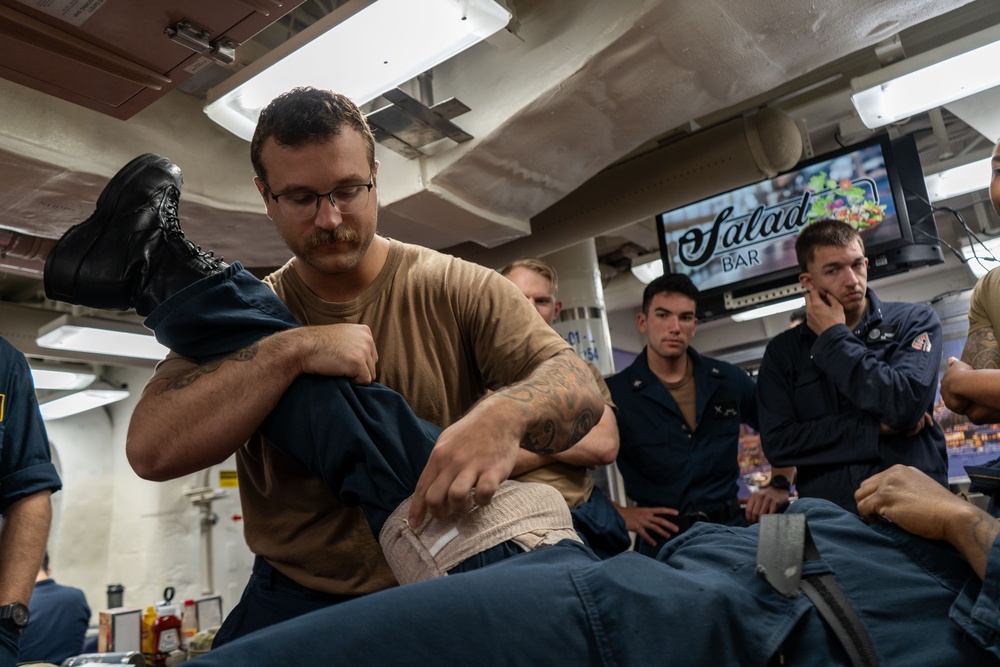 USS Gridley TCCC Training
