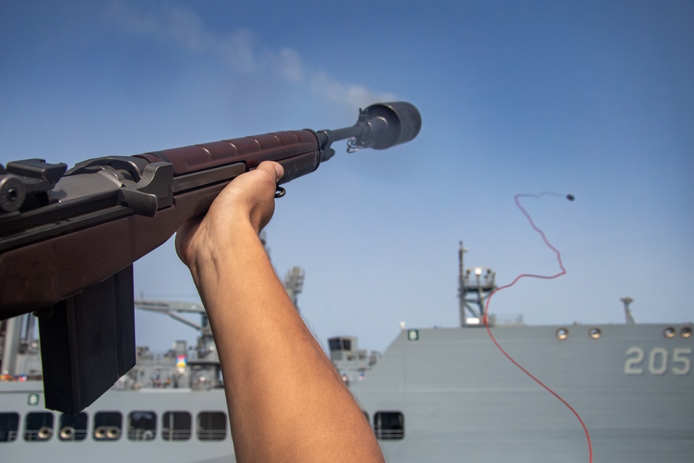 USS Gridley Underway Replenishment