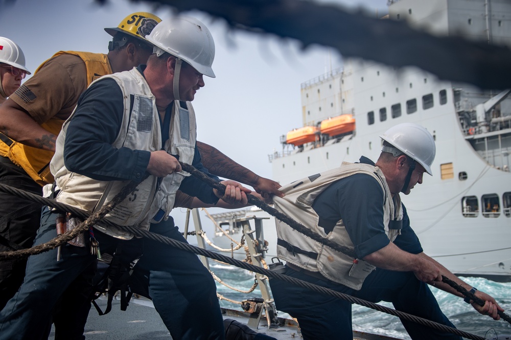 USS Gridley Underway Replenishment