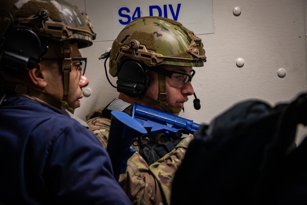 USS Gridley VBSS Training